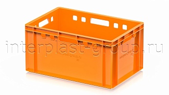 Ящик для мяса и колбасных изделий Е-3 оранжевый в Пскове Ящик для мяса и колбасных изделий Е-3 оранжевый в Пскове