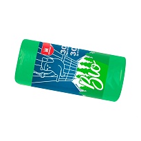 Мешки для мусора 30 л, биоразлагаемые, зеленые, в рулоне 30 шт., ПНД, 7 мкм, 560х480 мм, БИО, МБ2110 (МНБ 30-30ж) в Пскове Мешки для мусора 30 л, биоразлагаемые, зеленые, в рулоне 30 шт., ПНД, 7 мкм, 560х480 мм, БИО, МБ2110 (МНБ 30-30ж) в Пскове