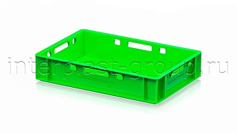 Ящик для мяса и колбасных изделий Е-1 светло-зеленый в Пскове Ящик для мяса и колбасных изделий Е-1 светло-зеленый в Пскове