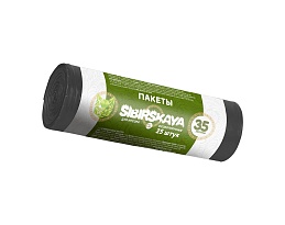 Мешки для мусора 30 л, черные, в рулоне 25 шт., ПНД, 7 мкм, 580х480 мм, SIBIRSKAYA, 101-003 S в Пскове Мешки для мусора 30 л, черные, в рулоне 25 шт., ПНД, 7 мкм, 580х480 мм, SIBIRSKAYA, 101-003 S в Пскове