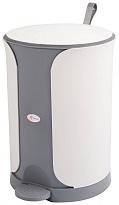 Контейнер для мусора Sтилъ с педалью 11 л серый 11 серый в Пскове