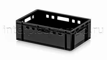 Ящик для мяса и колбасных изделий Е-2 черный в Пскове Ящик для мяса и колбасных изделий Е-2 черный в Пскове