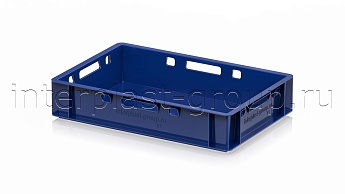 Ящик для мяса и колбасных изделий Е-1 темно-синий в Пскове