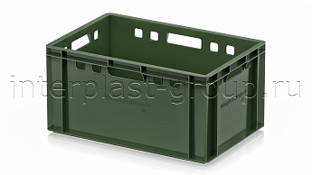 Ящик для мяса и колбасных изделий Е-3 зеленый в Пскове Ящик для мяса и колбасных изделий Е-3 зеленый в Пскове