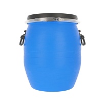 Бочка пластиковая 48 л с хомутом в Пскове Бочка пластиковая 48 л с хомутом в Пскове