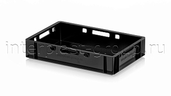 Ящик для мяса и колбасных изделий Е-1 черный в Пскове Ящик для мяса и колбасных изделий Е-1 черный в Пскове