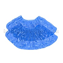 Бахилы голубые 2000 шт (1000 пар), 16 мкм, однослойные, с одной резинкой, Эконом в Пскове