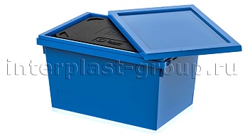 Изотермический контейнер KV 6432 в сборе с крышкой голубой в Пскове