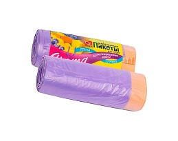 Мешки для мусора 35 л, ароматизированные, Лаванда, сиреневые, в рулоне 10 шт., ПНД, 12 мкм, 560х530 мм, GRIFON Aroma, 101-080 La в Пскове Мешки для мусора 35 л, ароматизированные, Лаванда, сиреневые, в рулоне 10 шт., ПНД, 12 мкм, 560х530 мм, GRIFON Aroma, 101-080 La в Пскове