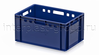 Ящик для мяса и колбасных изделий Е-3 темно-синий в Пскове