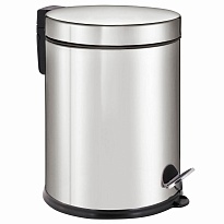 Ведро-контейнер для мусора урна с педалью LAIMA Classic Plus, 12 л, зеркальное в Пскове Ведро-контейнер для мусора урна с педалью LAIMA Classic Plus, 12 л, зеркальное в Пскове