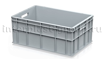Ящик для молока, мяса, овощей и фруктов сплошной серый в Пскове
