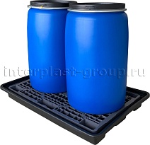Поддон пластиковый для двух бочек в Пскове