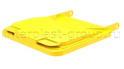 Комплект крышки для контейнера 120 л. желтая