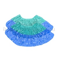 Бахилы бирюзово-синие 1000 шт (500 пар), 64 мкм, двойная подошва, двойная резинка, Особопрочные+ в Пскове