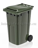 Контейнер для мусора 240 л зеленый облегченный 240 зеленый в Пскове Контейнер для мусора 240 л зеленый облегченный 240 зеленый в Пскове