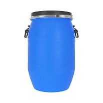 Бочка пластиковая 65 л с хомутом в Пскове Бочка пластиковая 65 л с хомутом в Пскове